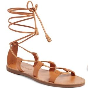 Madewell Boardwalk Lace-up Sandals